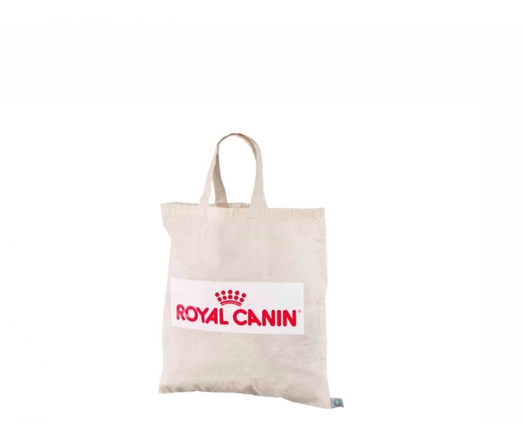 Lühikeste sangadega orgaanilisest puuvillast riidest kott kliendi logoga